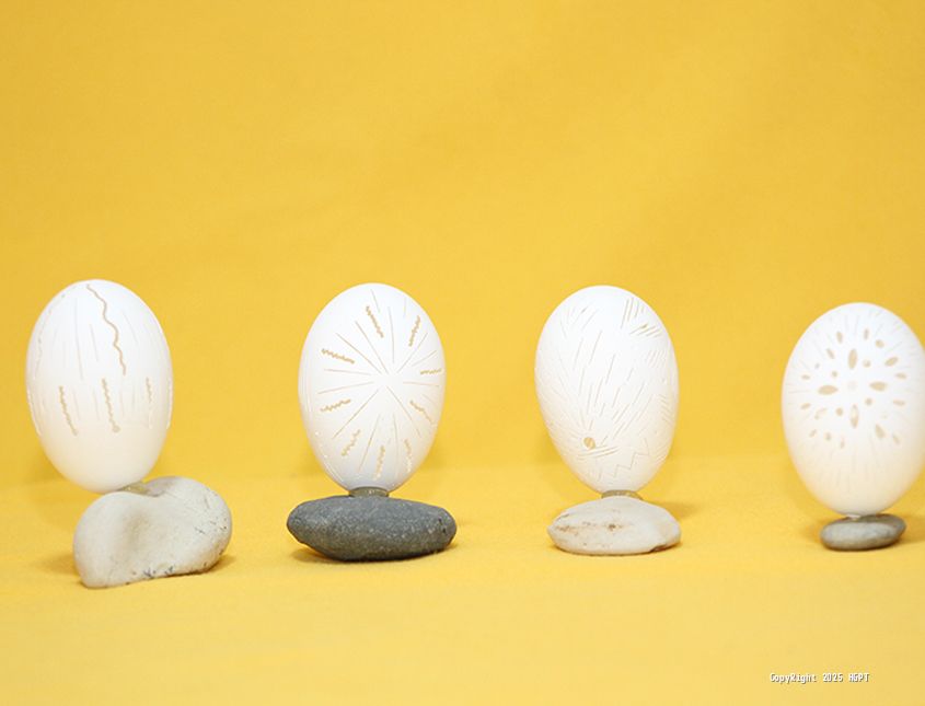 Cascarones calados - 